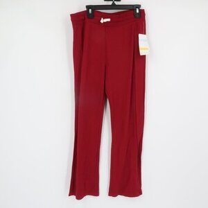 Zella Girls Bootcut Style Sweatpants in Red Rhubarb Size Large 10/12 NWT